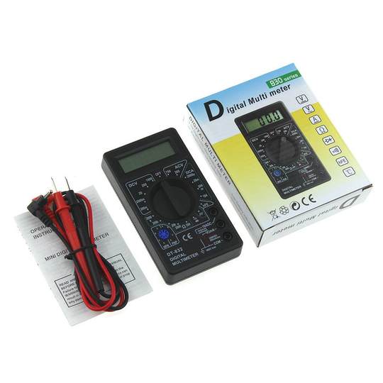 DT832 Multimeter, Handmultimeter, Multimeter, Elektriker-Multimeter, Ein-Aus-Summer