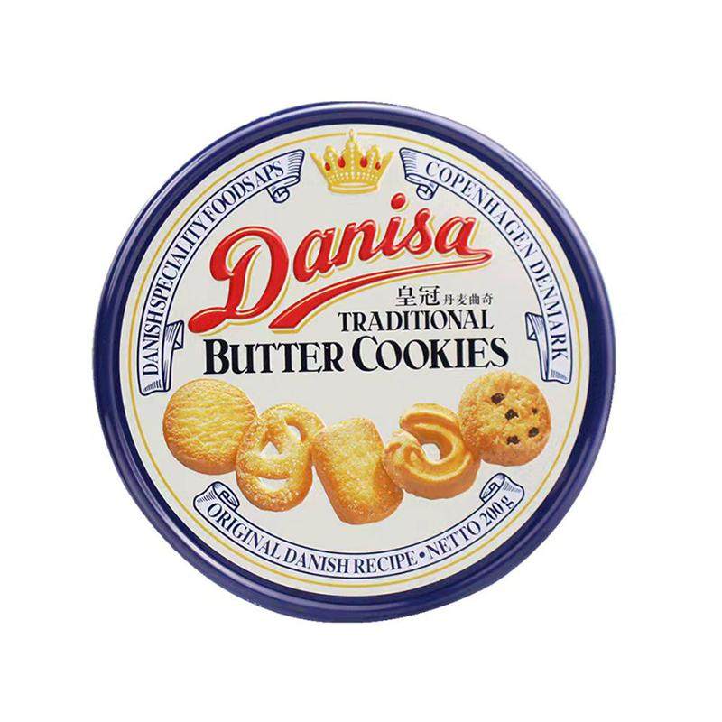 Crown Danish Cookies 200g Tin Can Original Imported Cookies Holiday Gift Snack Food