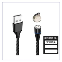 Черный провод + [голова Android]