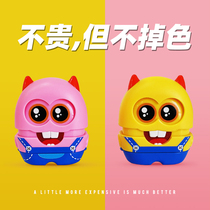  Baby school name stamp Kindergarten quilt mark Childrens name stamp Waterproof non-fading lettering Name stamp Cartoon pattern fixed engraving Press type cute personal student print Portable