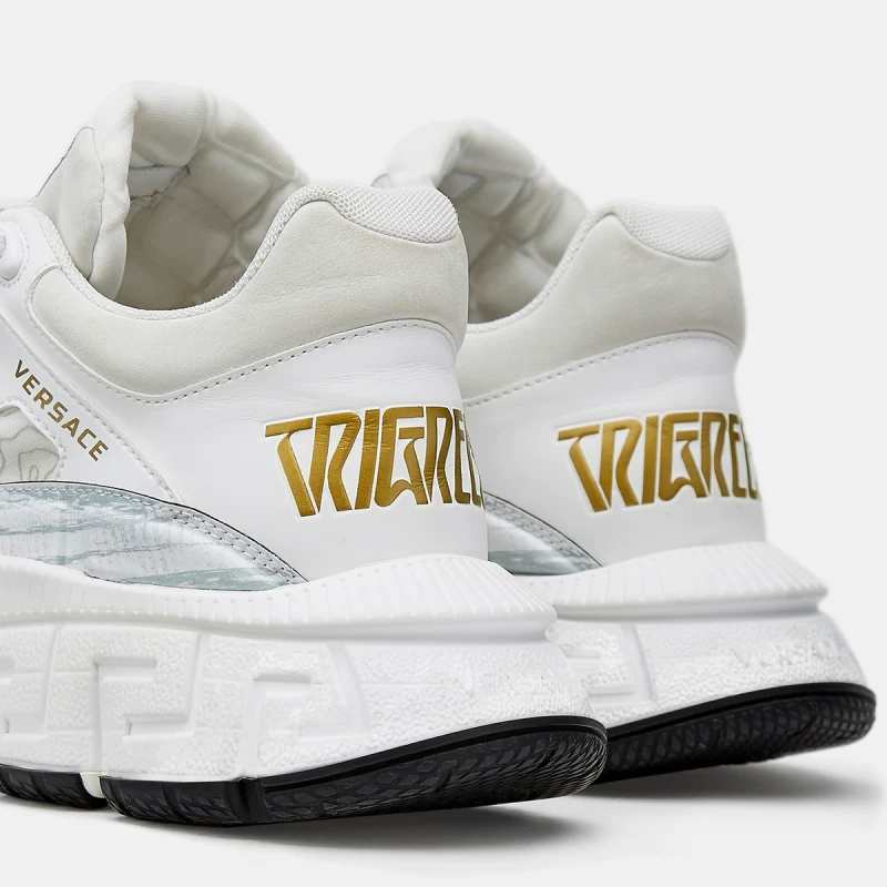 [Phase 12 interest -free] VERSACE/Fansu Couple Men's Trigreca sneakers Fashion Daddy Shoes