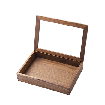 Black walnut solid wood dustproof cosmetics desktop