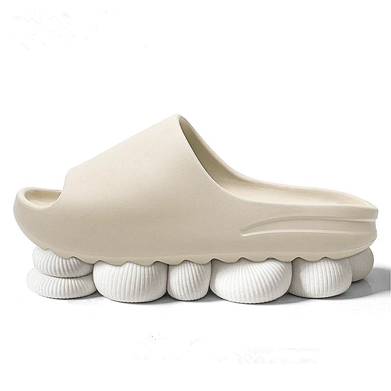 Наступать на г… красные кокосовые тапочки, мужчины и женщины, Yeezy, Xiawai, обувь с толстым дном, дома, EVA, пара на пляже