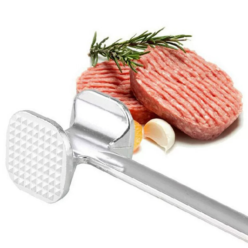 Large Meat Tenderizer Mallet Tool, Manual Hammer Pounder For