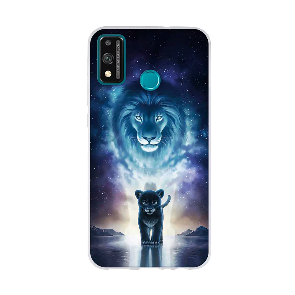 [Силиконовый чехол для Huawei Honor 9X Lite 9XLite чехол задняя крышка]