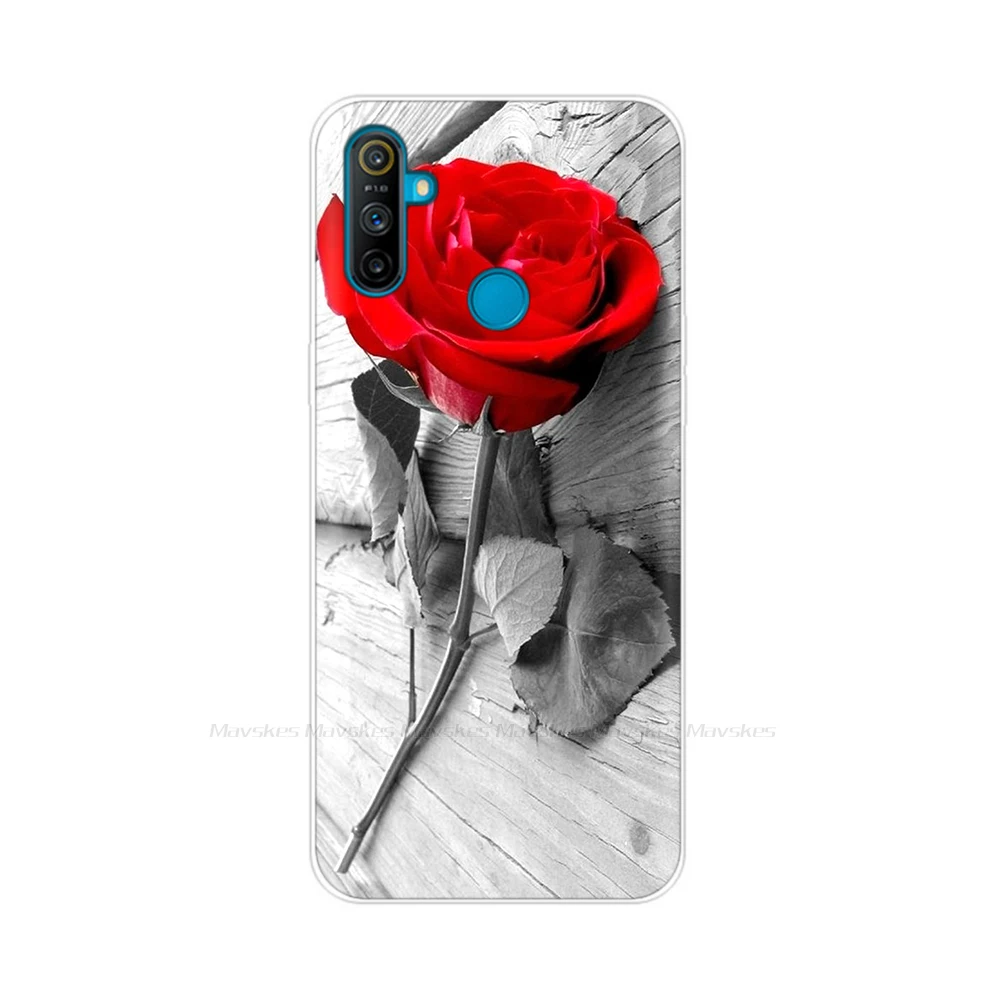 Чехол из силикона для OPPO Realme C3, мягкий TPU чехол для телефона OPPO