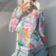 Tie dye ປ້ອງ ກັນ ແດດ ແບບ versatility ໃຫມ່ ໃນ ເສື້ອ ທີ ເຊີດ ແຂນ ຍາວ