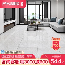 Tile 600x1200 floor tiles Background wall wall tiles Living room villa hotel gray whole body marble floor tiles