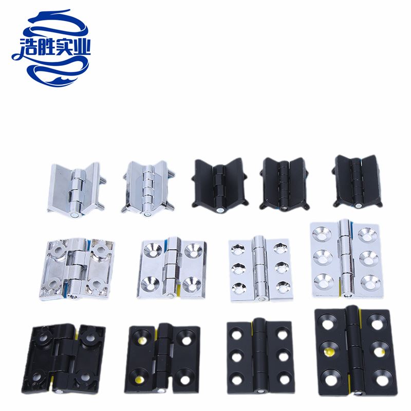Chrome-plated zinc alloy hinge aluminum distribution box 4060 distribution cabinet door hinge machine tool industrial hinge heavy-duty thickened metal