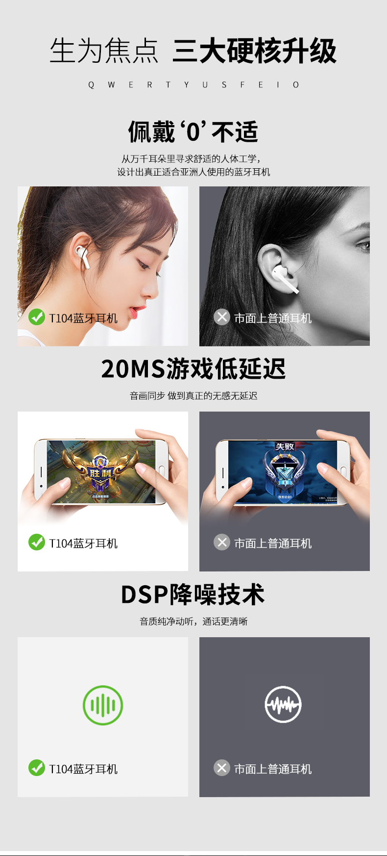 爱奇艺 入耳式降噪蓝牙耳机 蓝牙5.1连接 图4