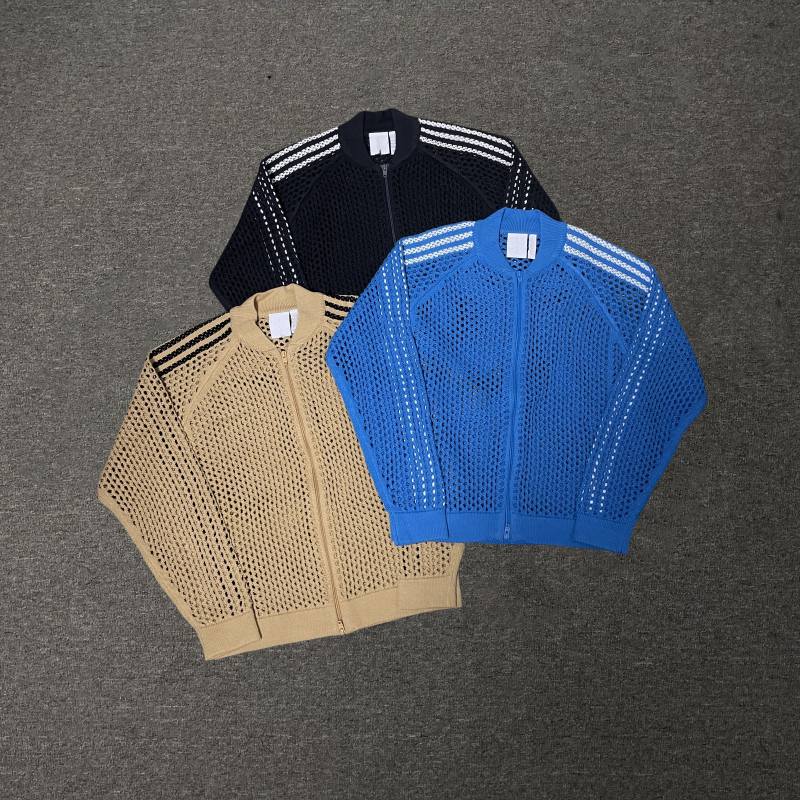 [Small Amount in Stock] Go7 Original Independently Developed Cut Out Sweater Chen Guanxi's Same Knitted Cardigan