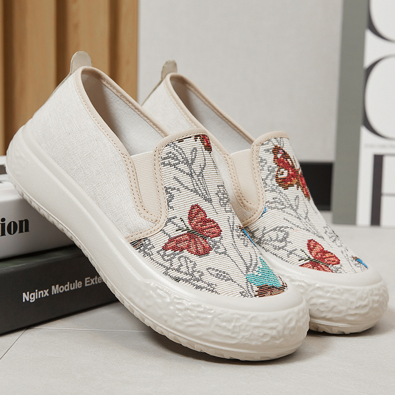 2024年新作カジュアル多目的シューズ女性用秋ファッションスポーツランニングシューズ流行の通気性のある女性用フィッシャーマンシューズ