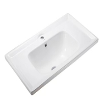 Neuf-Shepherd Ceramic Terrace Basin Semi-Embedded Wash Basin Bathroom Washbasin Integrated Face Basin Toilet Wash Basin Cabinet