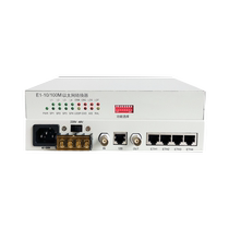 100M network Ethernet protocol converter 1 channel E1 to 4 channels 75 ohm G 703 2m 2M to 100M network