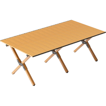 Outdoor Folding Table Portable Egg Rolls Table Picnic Barbecue Table Camping Supplies Table And Chairs Complete Equipped table