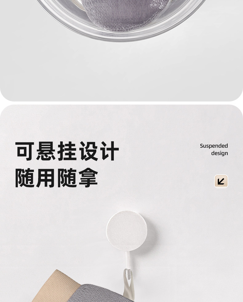 尚官 一次性搓澡手套 1个 可重复使用 强力搓泥 旅行家用 搓澡巾