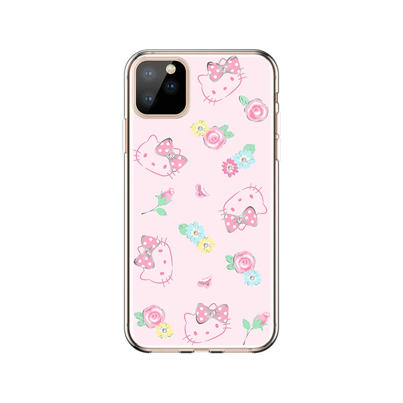 Простой чехол для телефона светлый и тонкий, Hello kitty, iPhone 11, 11 Pro Max