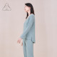 Misi pajamas for women spring and summer 2024 new long-sleeved wearable home wear set