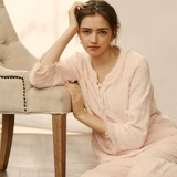 Коралловая бархатная демисезонная пижама, утепленное термобелье, фланелевый комплект