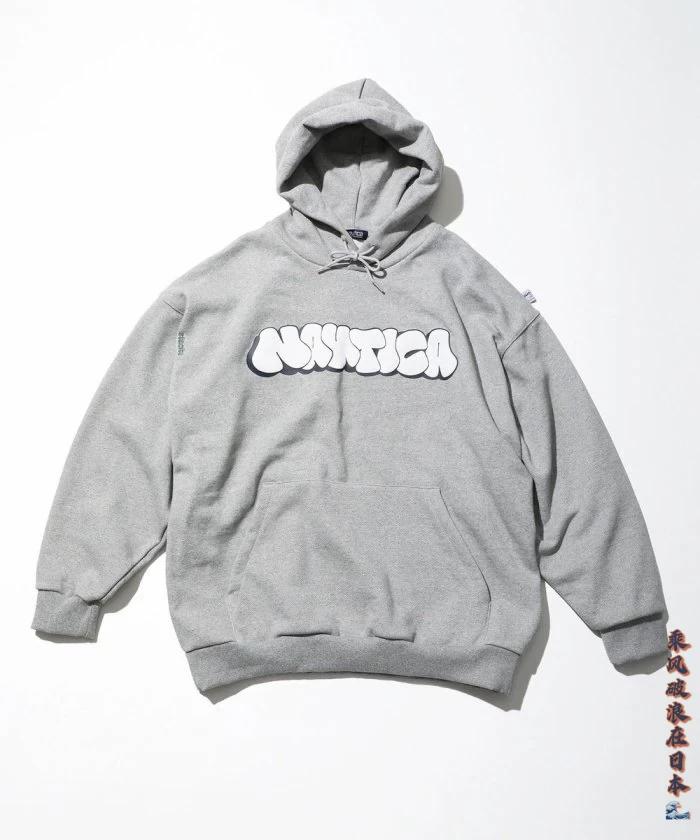 Часть spot NAUTICA X STACKS, тяжелый свободный двусторонний худи с капюшоном, подготовка Хасагава