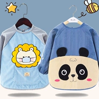 Лев [синий] + маленькая панда [синий]