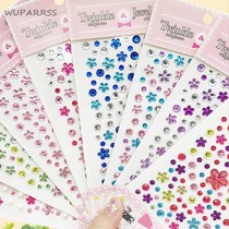 Sticky stage female water drill children sticker decorated face shiny makeup and face bright bright bright