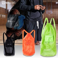 Баскетбольная универсальная вместительная и большая дышащая сетчатая сумка, сумка на одно плечо, на шнурках