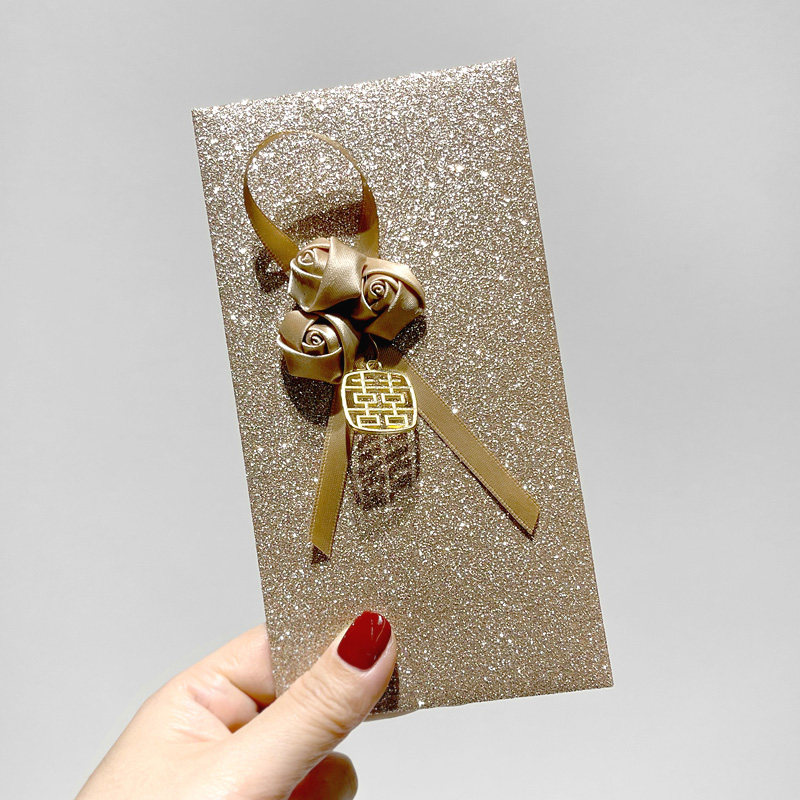 Zhen Original Red Envelopes Wedding With Gift Ideas Golden Girlfriends Wedding Li Is A Seal Bag RMBten thousand Bag Personality-Taobao