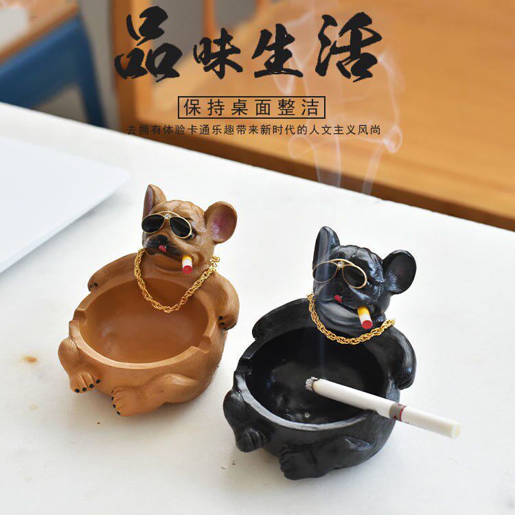 Modern Cute Wind Home Cartoon Animal Creative ash Kins Facades Living Room Personality Smoking Ash Trays Anti-Fly Ash