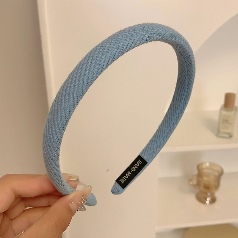 images 1:Klein's blue-haired hoop female high-skull out of the top with a hundred-hair hair stamped hair stuck face-washing head hoop tied headdress