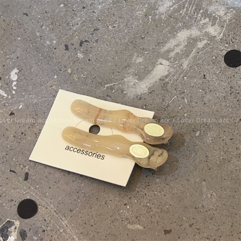 images 20:The new color duck mouth of the Korean version of 2023 is pinned with sweet and must-hit side Liu Hai clip side pin-side pinch hair accessories