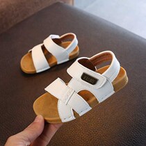 Childrens boy soft bottom sandals baby beach shoes