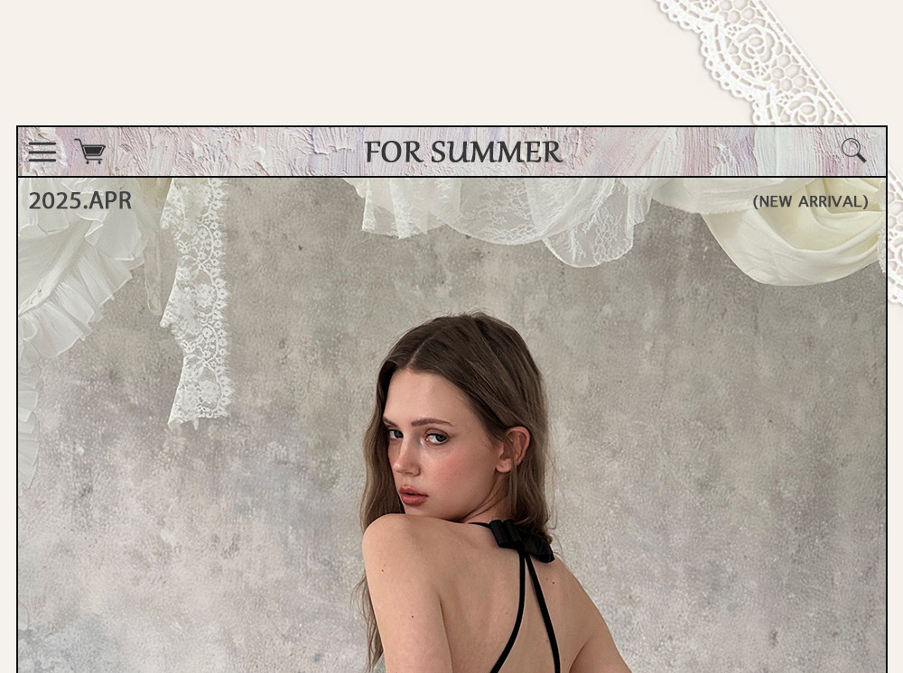 Lyocell Back Bow Contrast Color Suspender Top - Product image 6