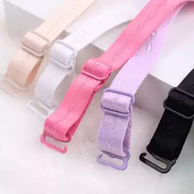 Invisible candy color underwear shoulder strap summer shoulder thin strap underwear accessories strap non-slip cloth shoulder strap thin shoulder strap