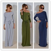 casual maxi dress women 2018 ladies party long dresses women