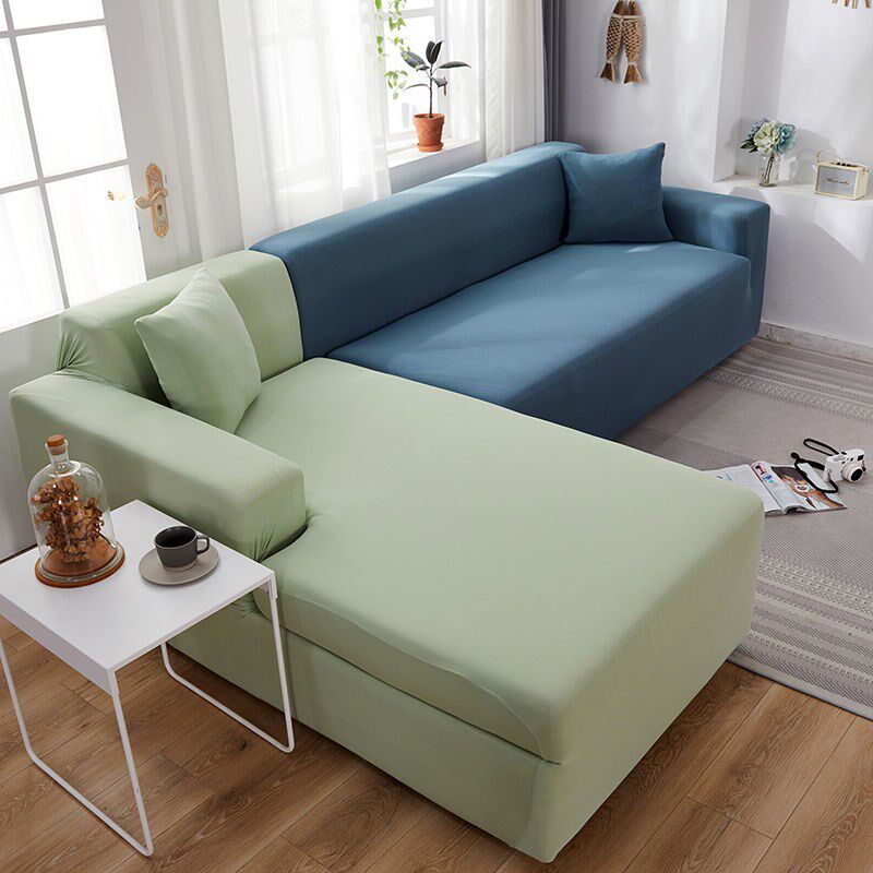  3 m 6 sofa cover Hood Pure Color All-bag Universal Set Upscale Non-slip All Season Universal L Type 2021 New