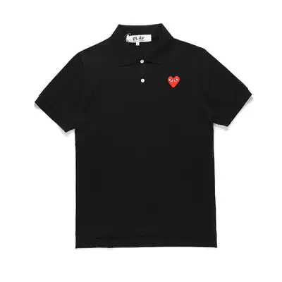 PLAY COMME des GARCONS Kawakubo Rei love CDG male and female lovers short-sleeved T-shirt POLO shirt