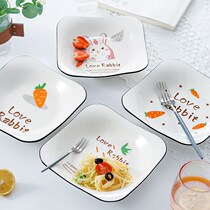 Butterfly Disc of various shapes Dishes Home Personality Dishes Home 2021 New web Red Nordic Ceramic Trays