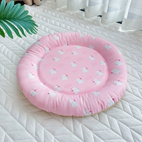 Розовый, с медвежатами