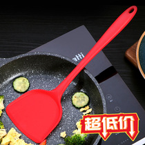 Food grade silicone non-stick pan shovel flat bottom spatula high temperature shovel kitchenware cooking household safety spoon new