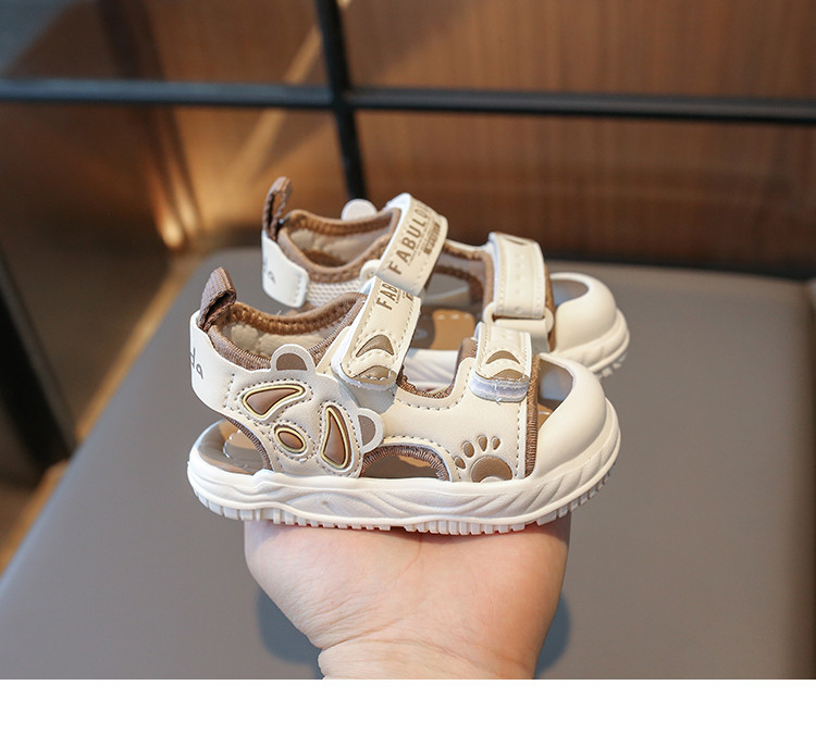 Baby Boy Sandals Summer New Style 0-1-2 Years Old 3-Year-Old Infant Soft-Soled Walking Shoes Children's Closed-Toe Non-Slip Beach Shoes Trendy — 10