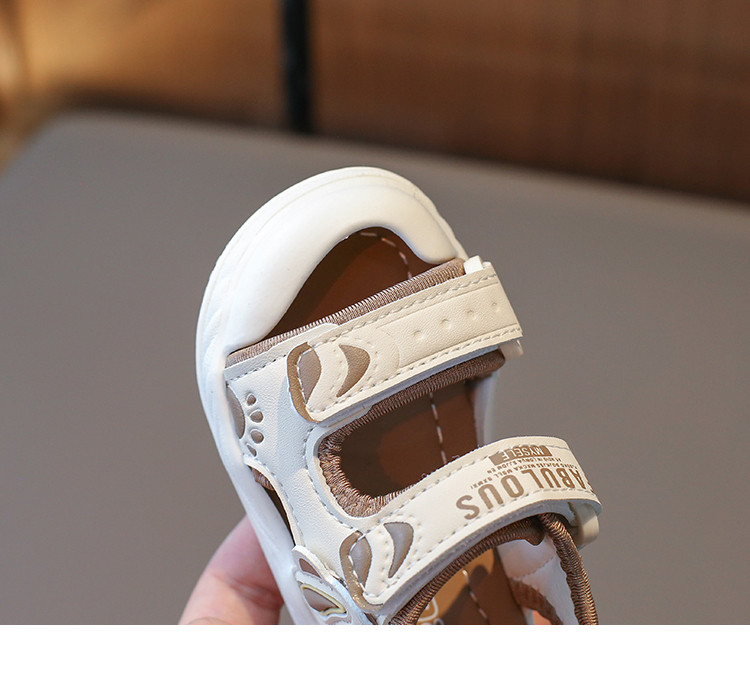 Baby Boy Sandals Summer New Style 0-1-2 Years Old 3-Year-Old Infant Soft-Soled Walking Shoes Children's Closed-Toe Non-Slip Beach Shoes Trendy — 19