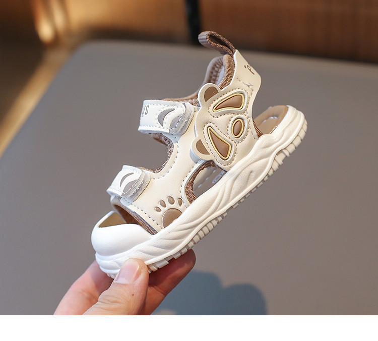 Baby Boy Sandals Summer New Style 0-1-2 Years Old 3-Year-Old Infant Soft-Soled Walking Shoes Children's Closed-Toe Non-Slip Beach Shoes Trendy — 18