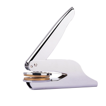Hand pliers steel seal custom embossed paper pattern logo anti-counterfeiting event shopping bump wedding portable DIY steel seal
