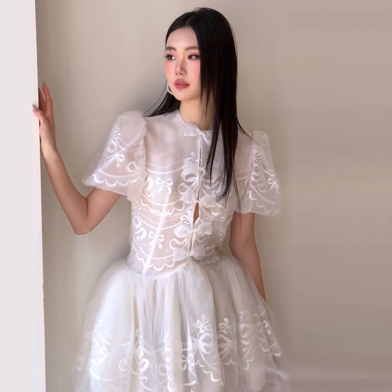 Travel Photography Light Wedding Dress Bride Princess Gown Forest Style Dreamy Fairy Engagement Robe Petite Everyday Dress for Women