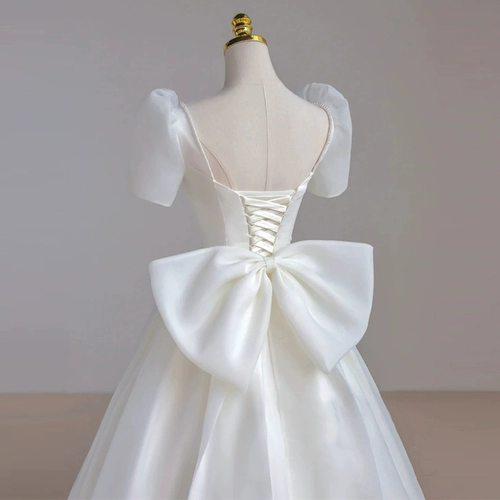 Свадебное платье, французский стиль, кружевное платье