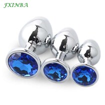 FXINBA Anal Plugs Metal Butt Plug Large Set Buttplug Anal Be