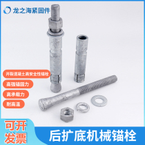 Heat-galvanized mechanical anchor bolt rear expansion mechanical anchor self-cut expansion bolt national scale anti-seismic heavy screw