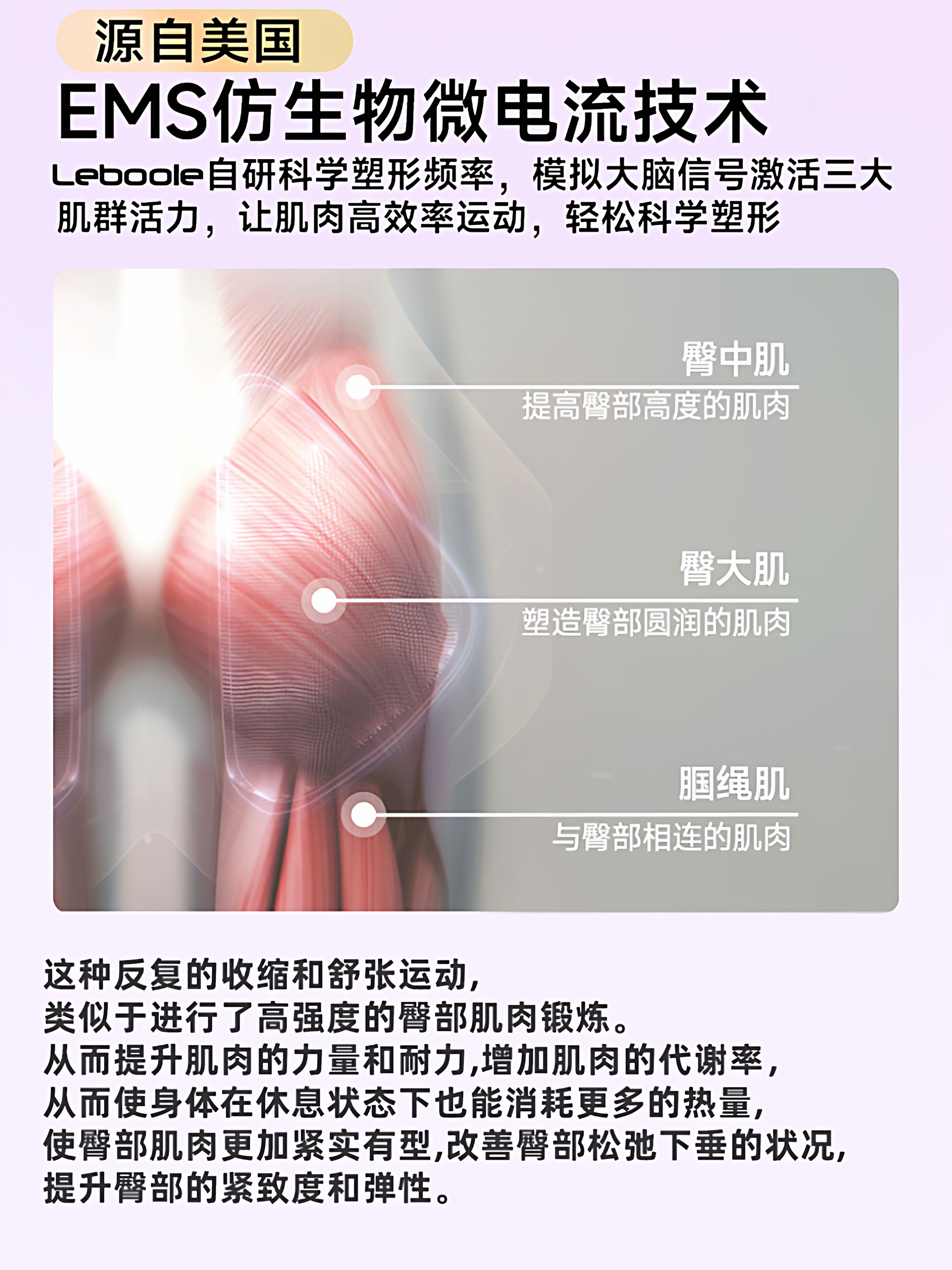 Peach Butt Training, Butt Enhancement Massage, Anti-Mommy Butt Device, Butt Training, Slimming Buttocks, Lifting Buttocks, Ems Butt Beauty Device