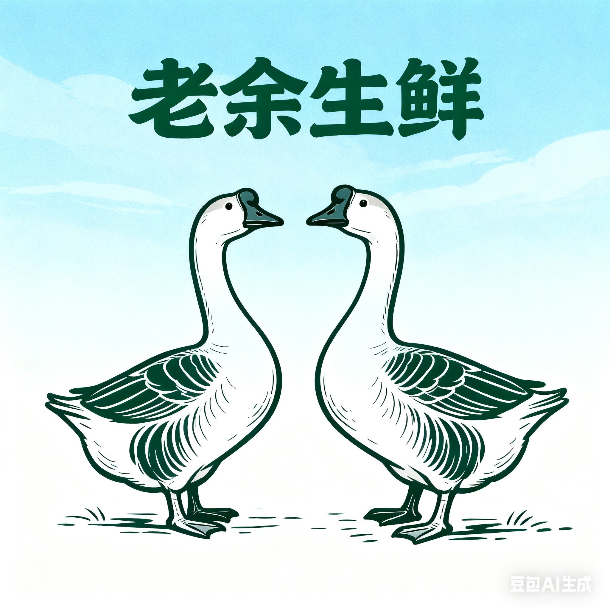 老余の生鲜店的LOGO